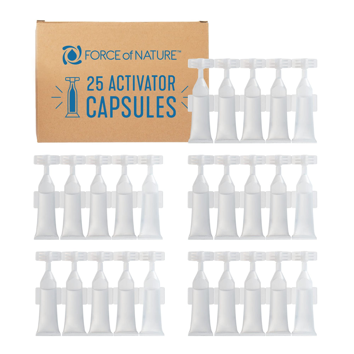 Force of Nature activator capsules pack for convenient eco refills.