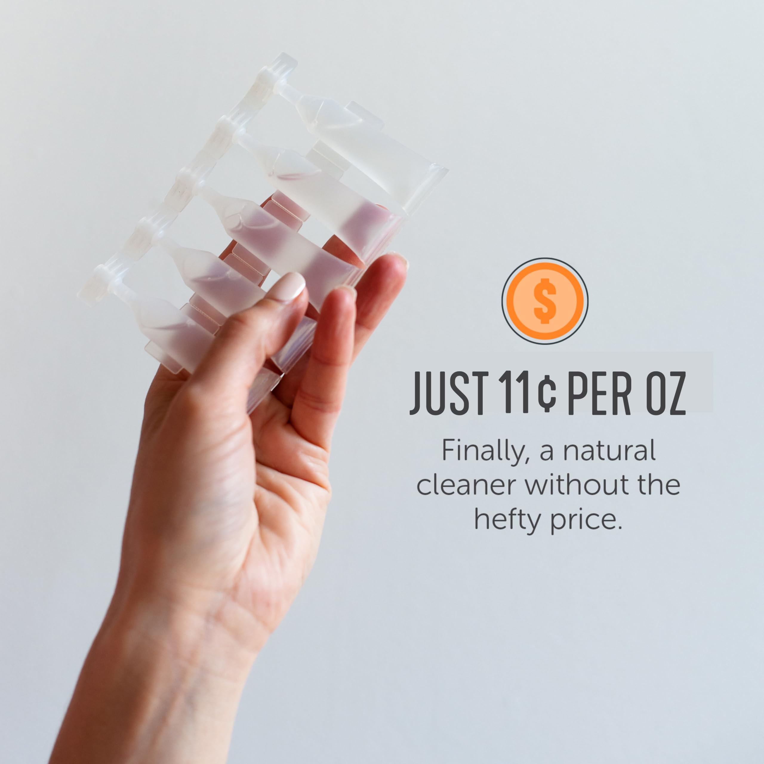 Force of Nature cleaner bottle ready for daily use.