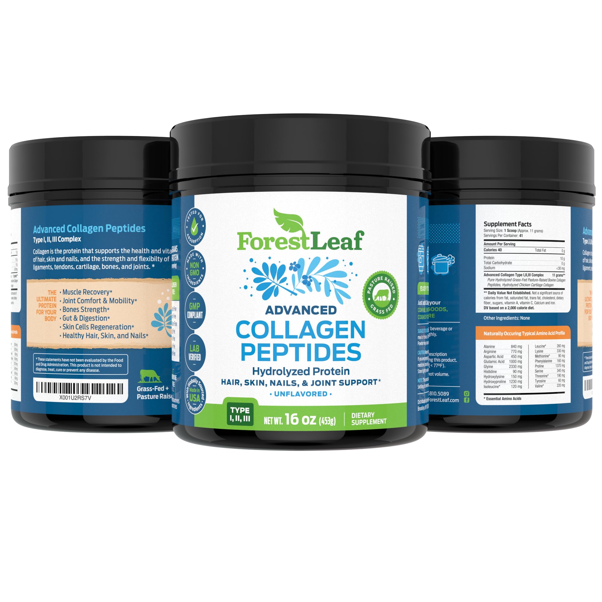 ForestLeaf Collagen Peptides pantry storage keeps powder fresh for keto routines