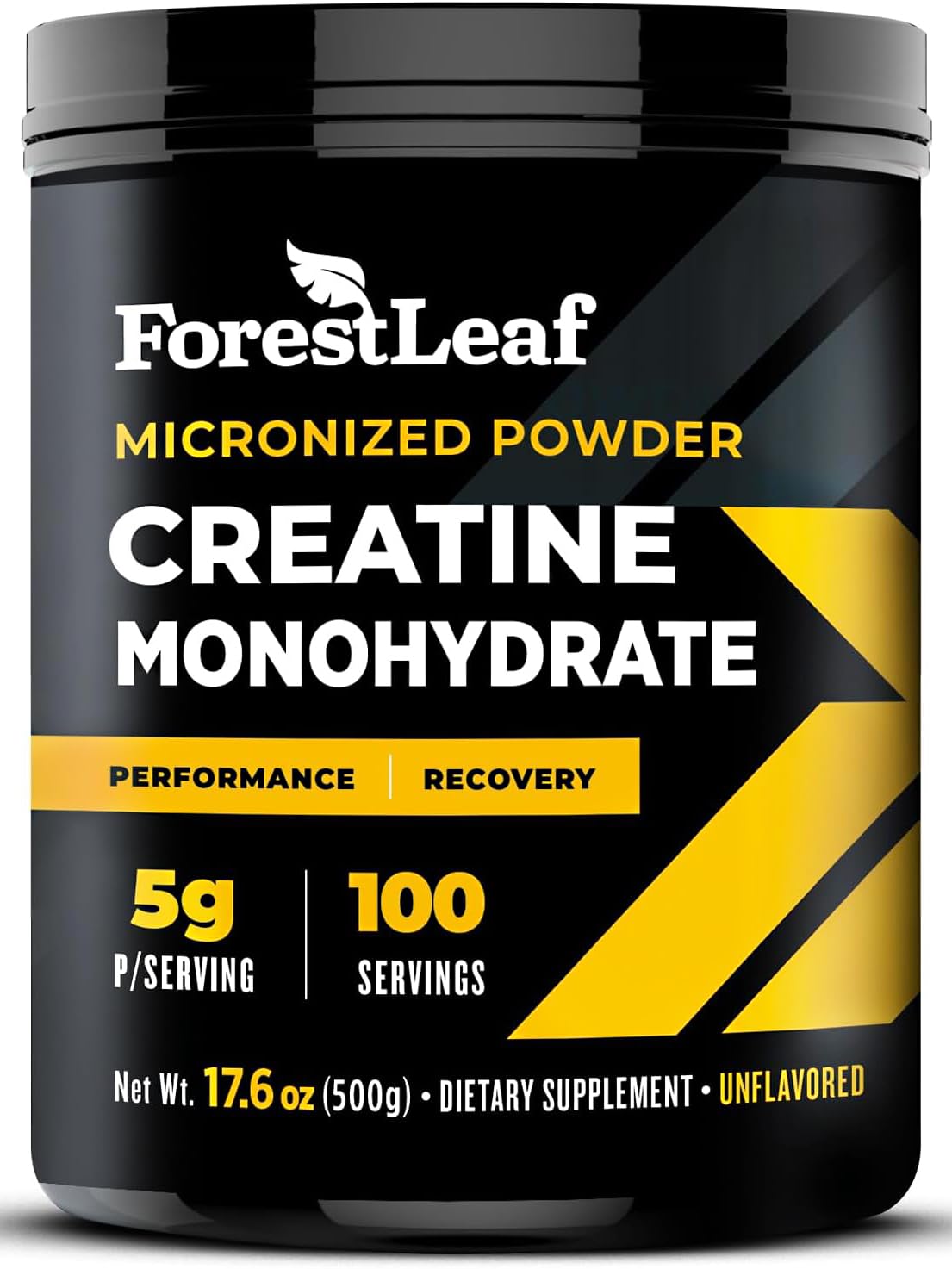 ForestLeaf Creatine powder micronized for smoother mixing and quick dissolution.