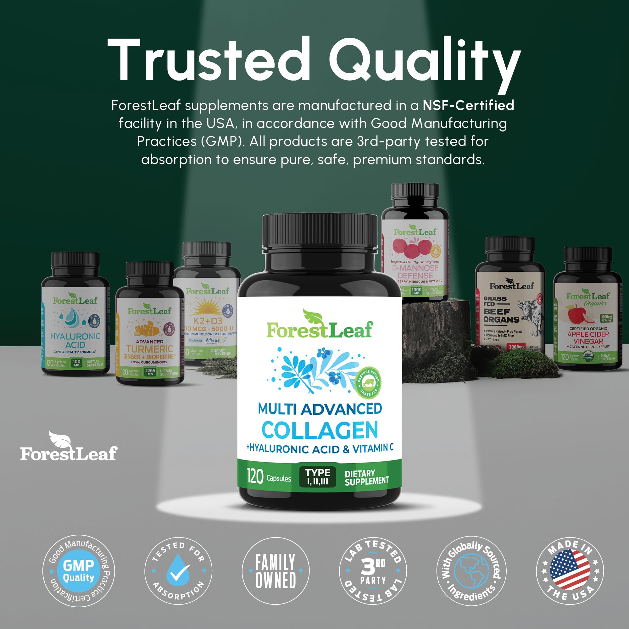 ForestLeaf label readability confirms ingredients and usage directions for informed choices