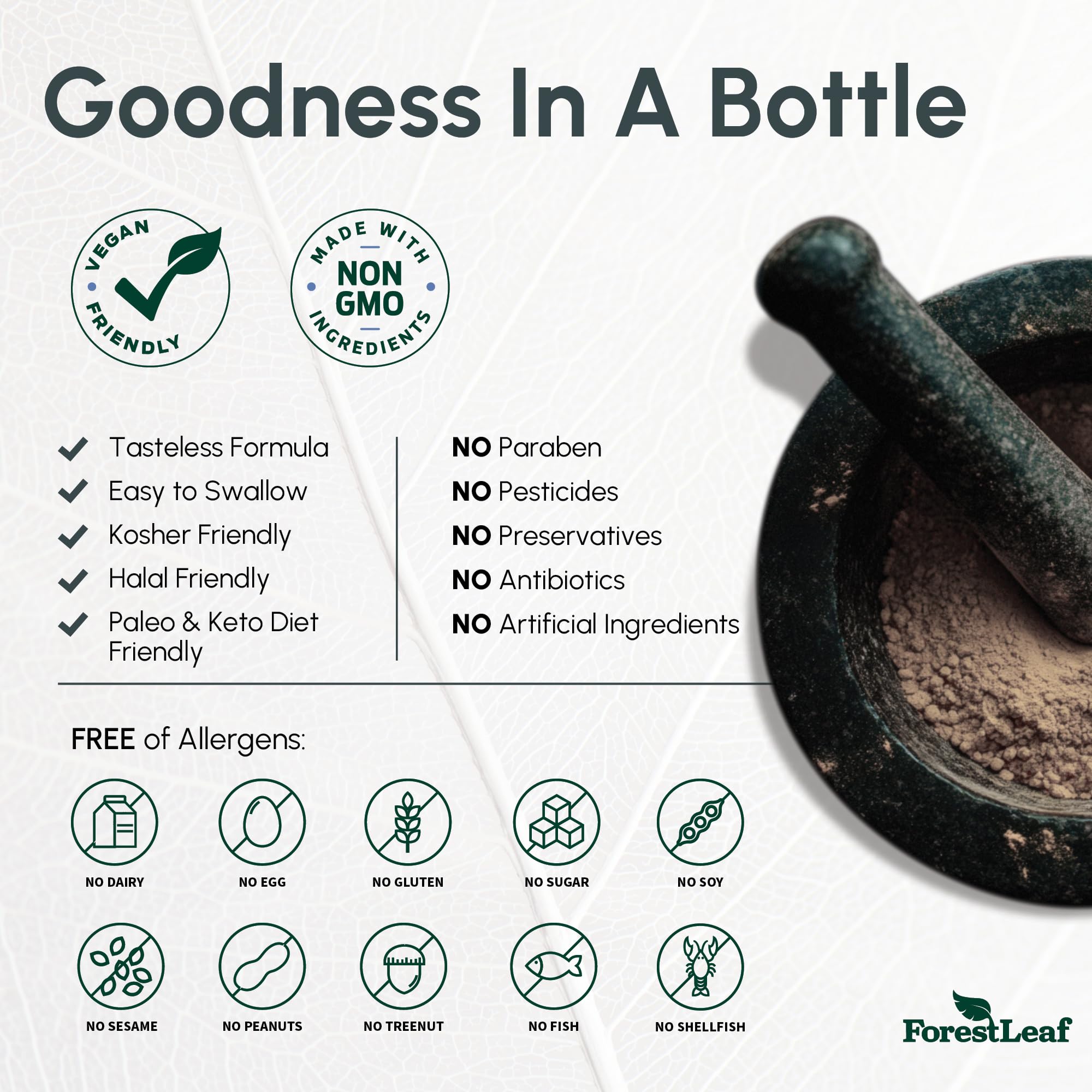 ForestLeaf magnesium complex heart-health support for cardiovascular balance.