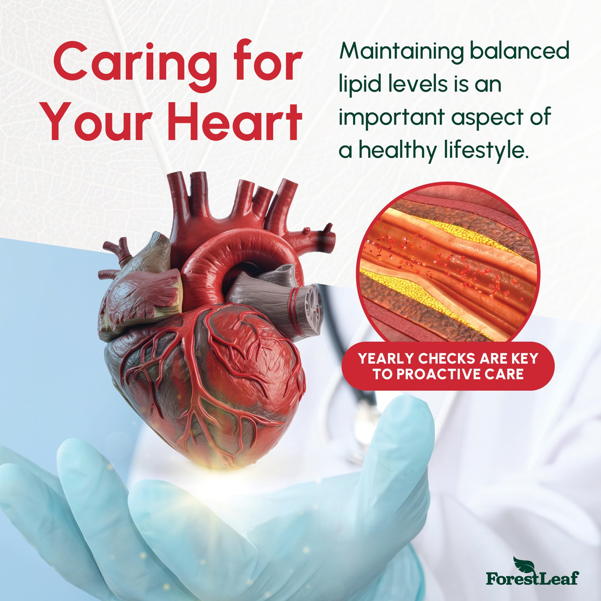 ForestLeaf organic flaxseed visuals emphasize fiber and omega-3 benefits.