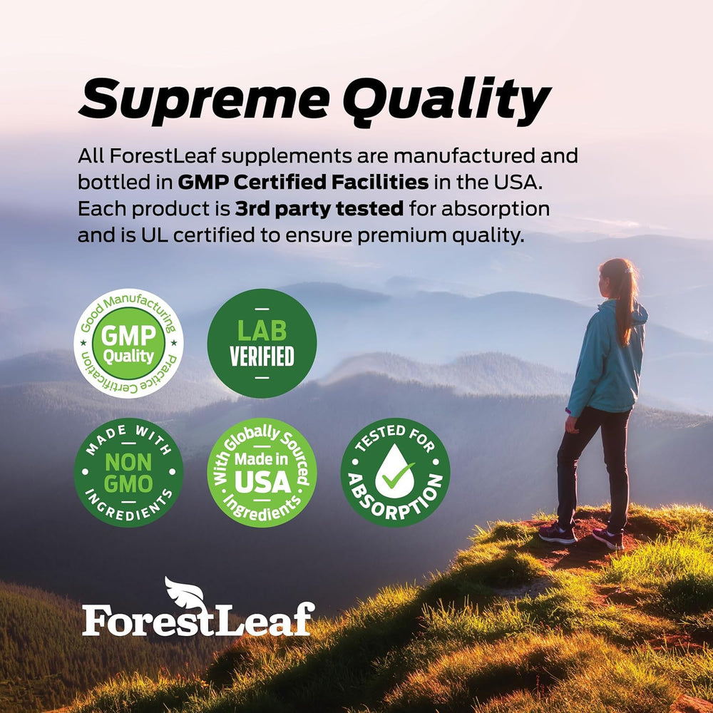 ForestLeaf packaging box shows freeze-dried organ mix for convenience.