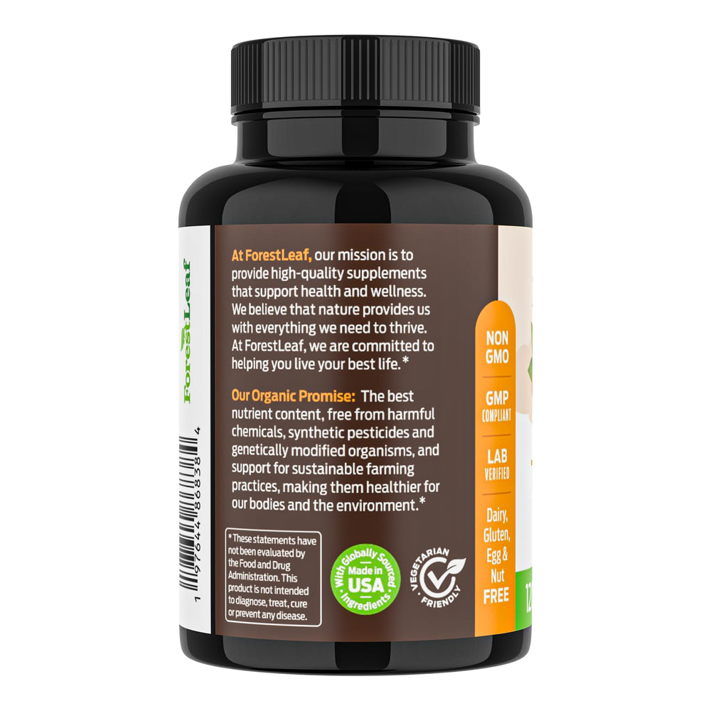 ForestLeaf third-party testing seal reflecting purity and potency.