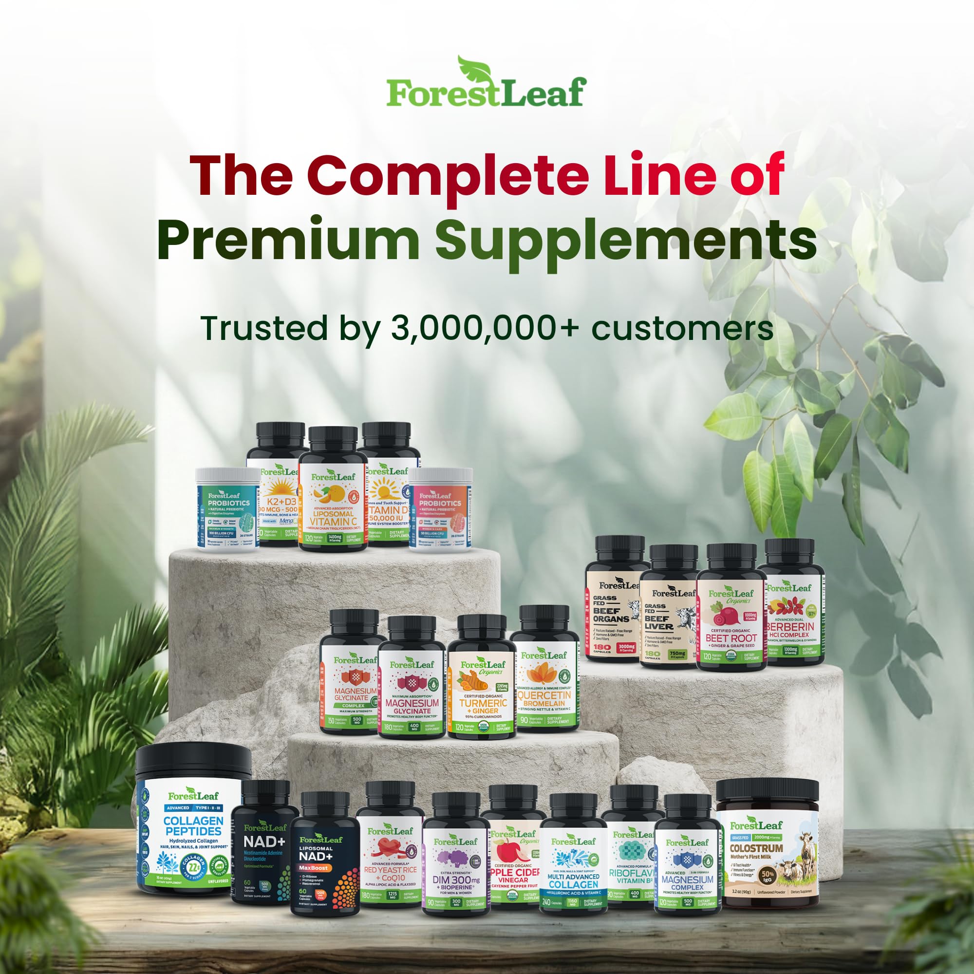 ForestLeaf USA-made production label signaling quality manufacturing.