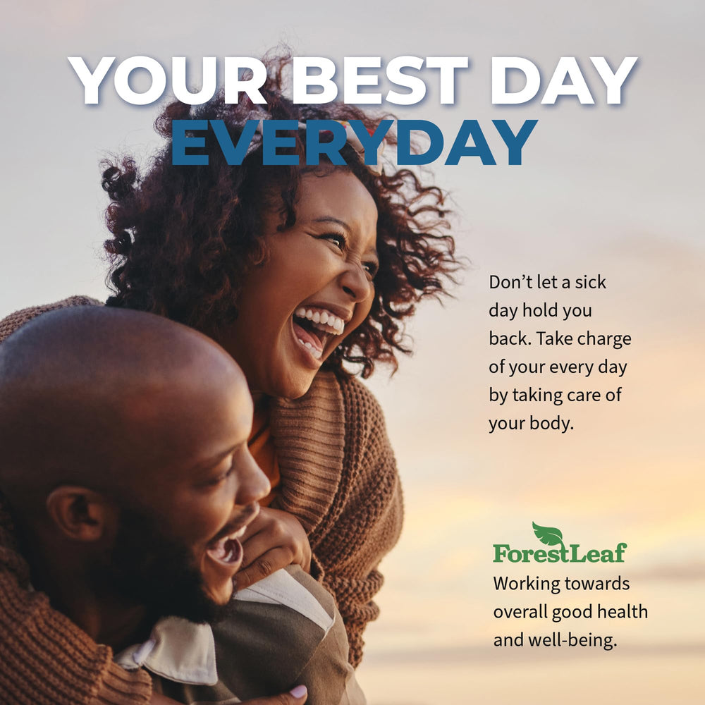 ForestLeaf Vitamin D3 50,000 IU on nightstand for weekly routine.