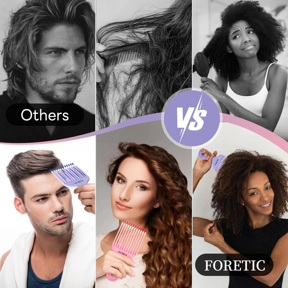 Foretic Smooth Hair Pick pink color variant ready for everyday styling.