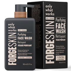 Forge Skin Beef Tallow Face Wash bottle with rich lather for daily cleansing.