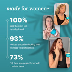 Hands applying Forge Skin Tighten & Lift Balm under the chin for a subtle lift.