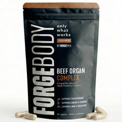 FORGEMEN FORGEBODY liver capsule, whole-food organ blend for daily nutrition support.