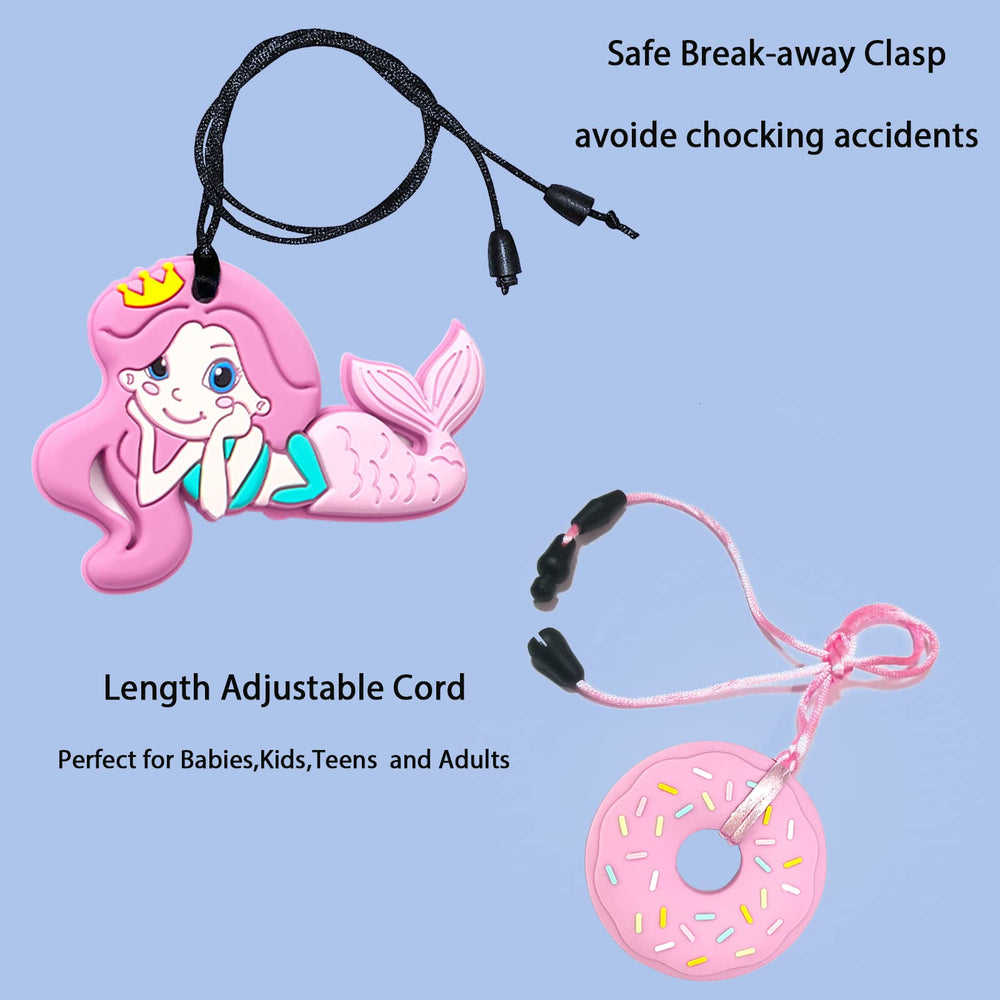 Forgreafa chew necklace unicorn shape helps manage anxiety with tactile feedback.