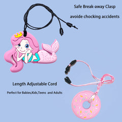 Forgreafa chew necklace unicorn shape helps manage anxiety with tactile feedback.