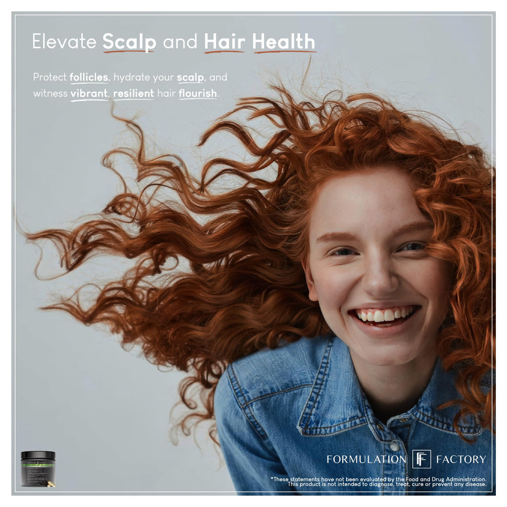 Formulation Factory Crown Glory MSM emphasizing hair-building properties.