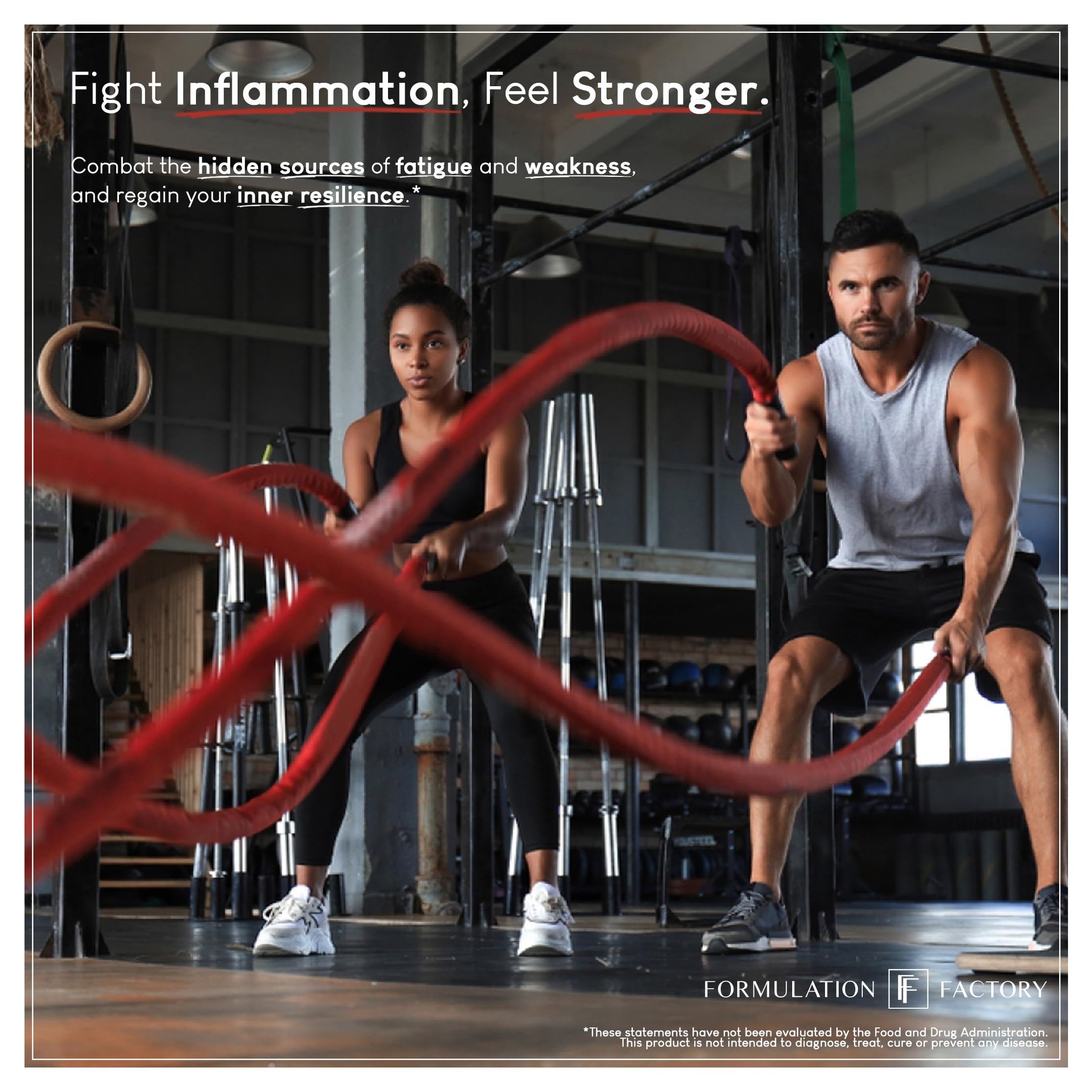 Formulation Factory Heart of Steel with CoQ10 and Resveratrol emphasizes cardiovascular protection.