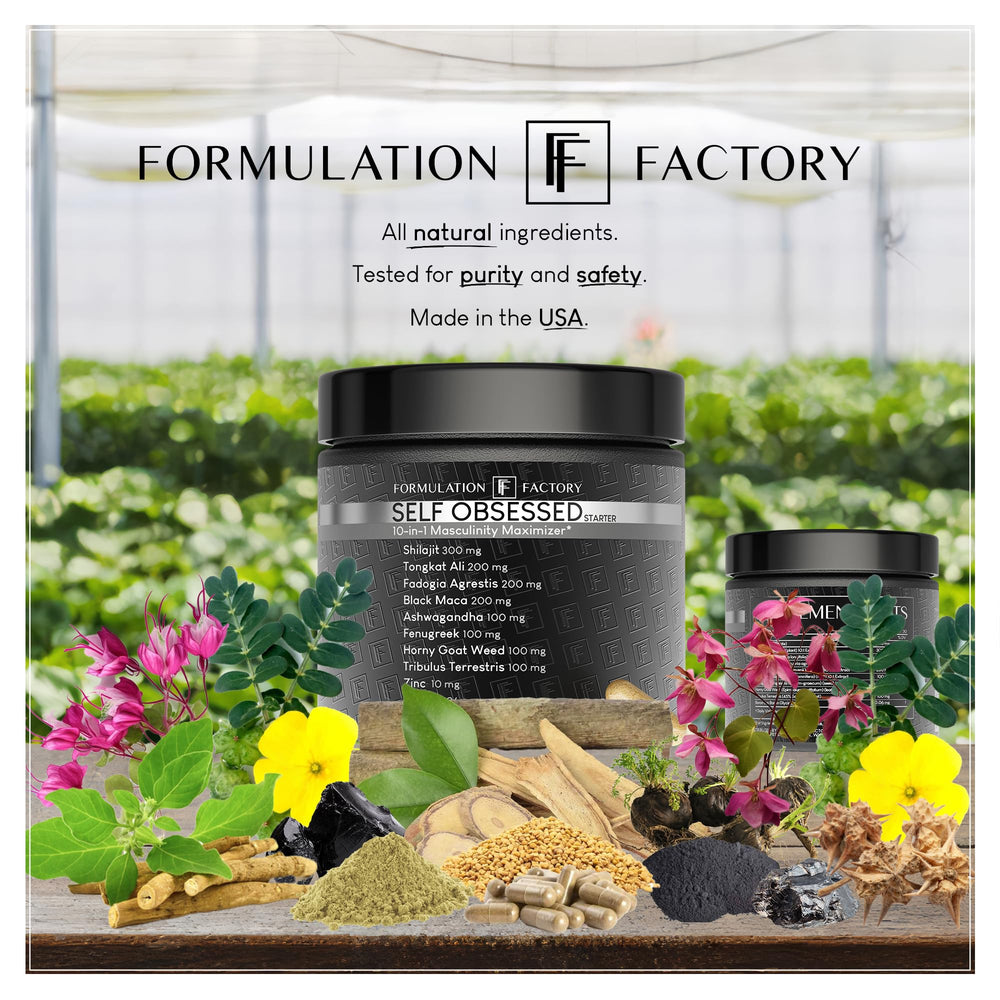 Formulation Factory product label close-up showing ingredients
