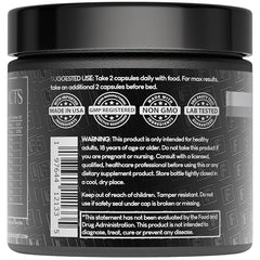 Self Obsessed capsules close-up highlighting 120-count bottle