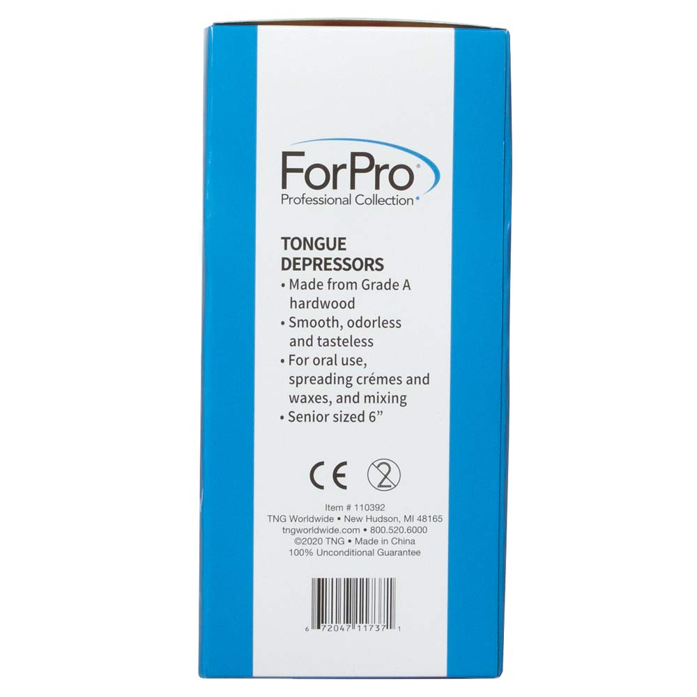 ForPro Disposable Wood Sticks 6in Pack enables convenient single-use applications.