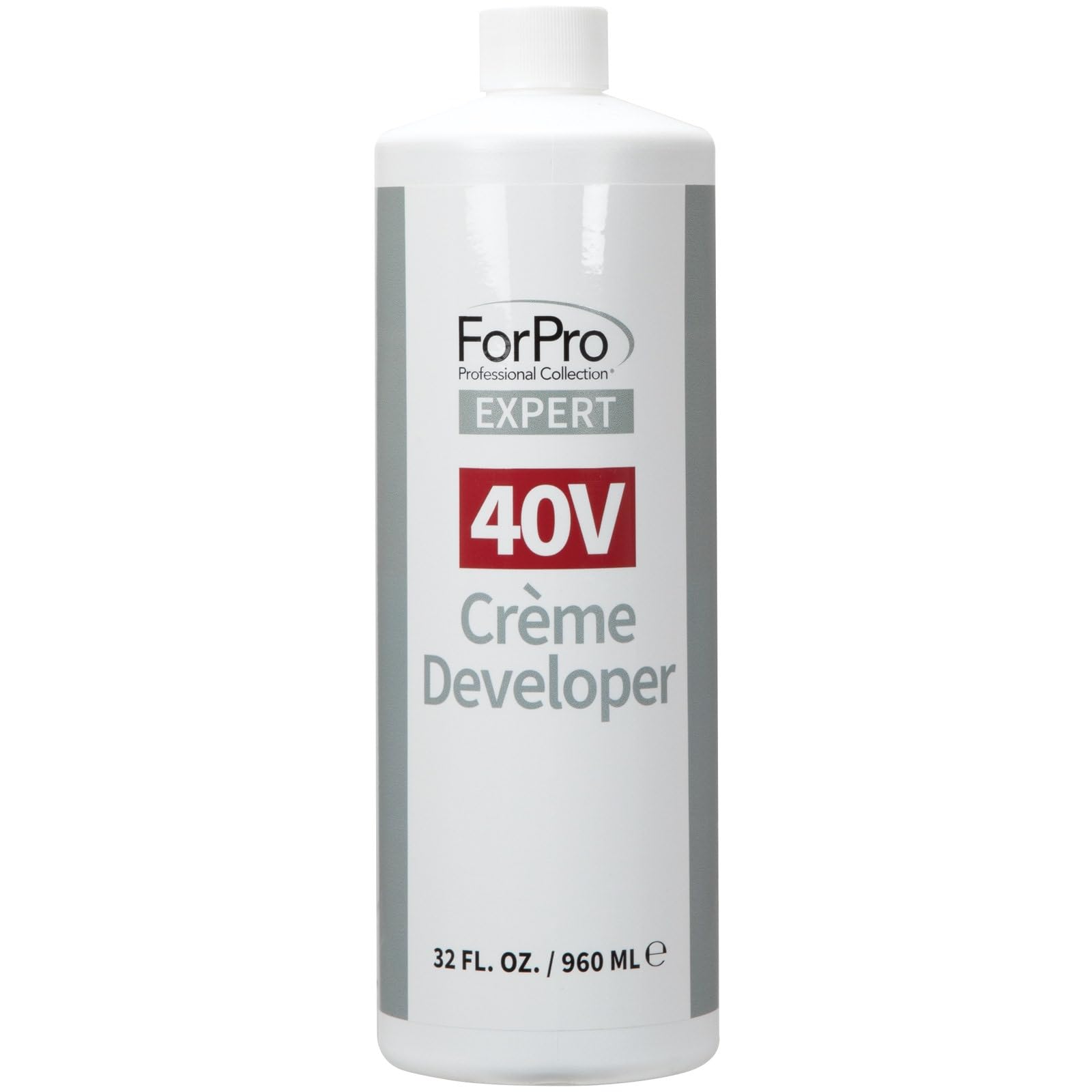 ForPro Expert 40 Volume Creme Developer bottle cap for precise mixing