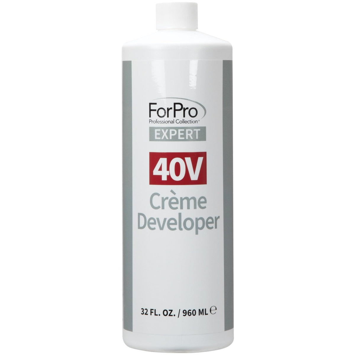 ForPro Expert 40 Volume Creme Developer bottle cap for precise mixing