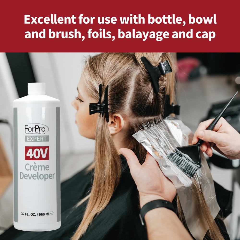 ForPro Expert 40 Volume Creme Developer gray coverage color deposit capability