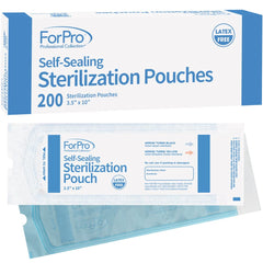 ForPro Self-Sealing Pouches with open top design for quick loading and secure closure.