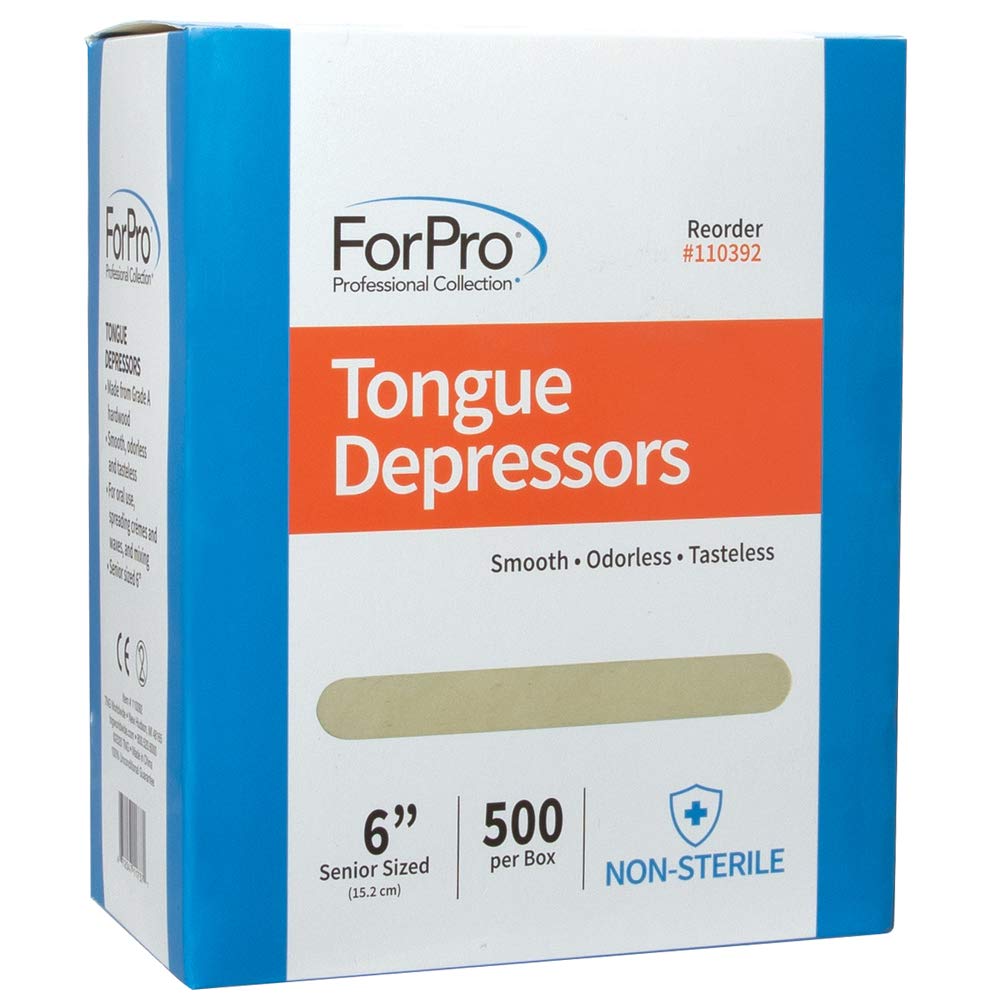 ForPro Wood Craft Sticks 6in offer sturdy, versatile crafting and mixing.