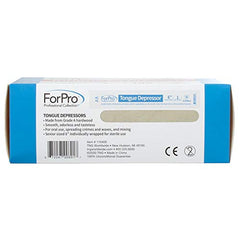 ForPro wooden tongue depressor Grade A hardwood, 6-inch length, durable choice.