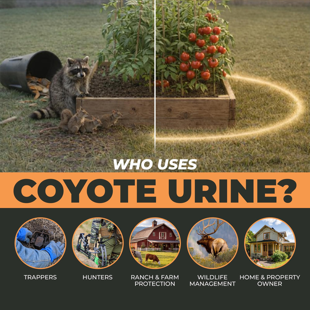 FORTIVO USA-made urine emphasizing premium, undiluted predator scent.