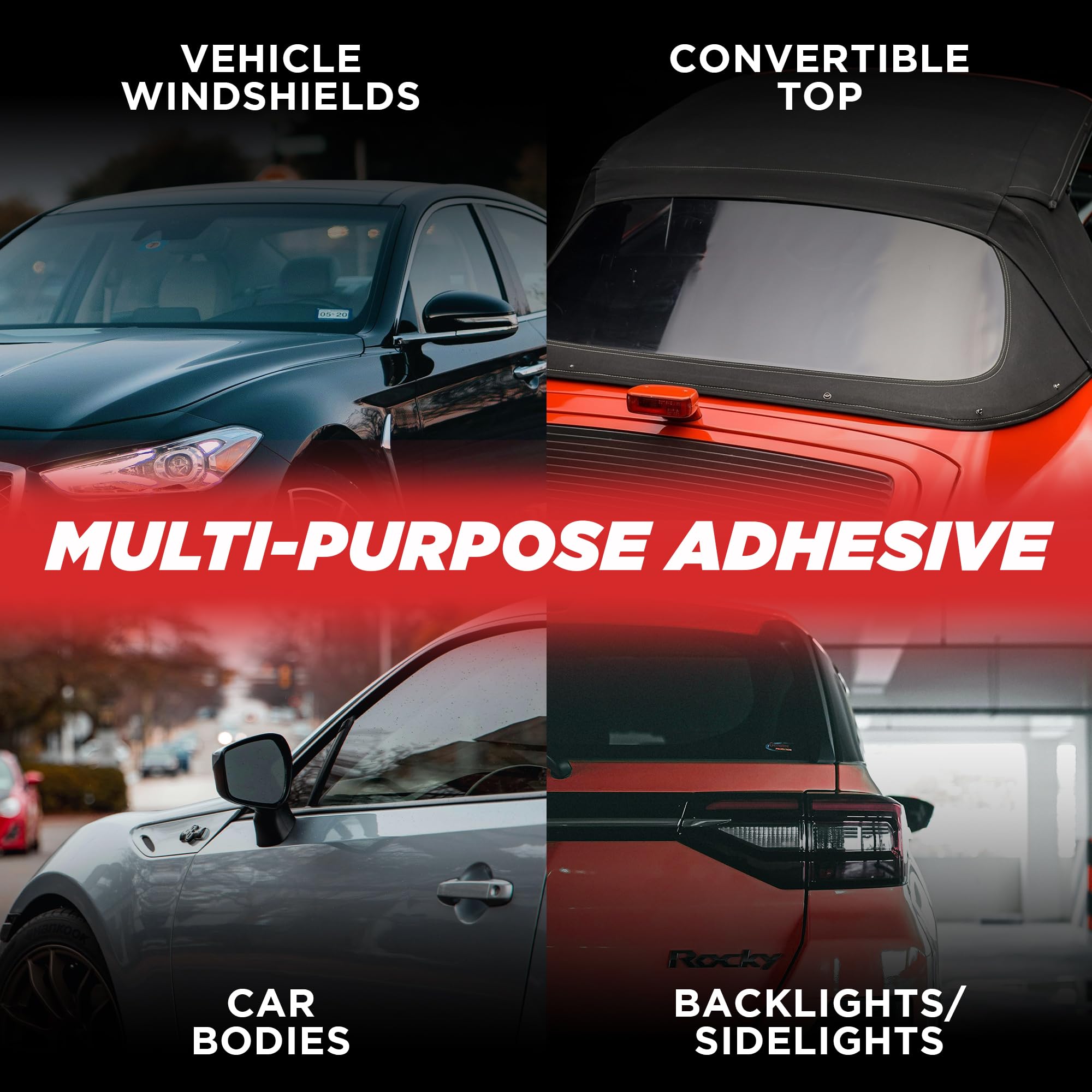 FORTIVO gloves included for safer, mess-free windshield work.