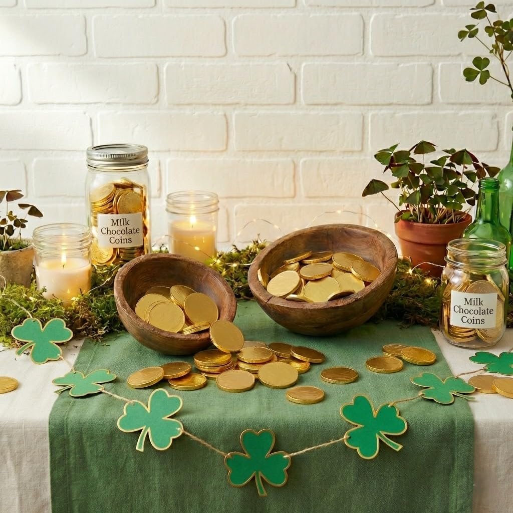 FORTKNOX coin candies with half-dollar style design for festive displays