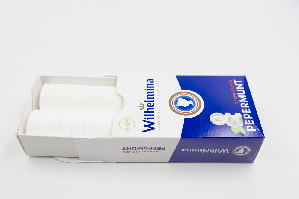 Fortuin Wilhelmina Peppermints desk-treat scene for quick minty pick-me-up