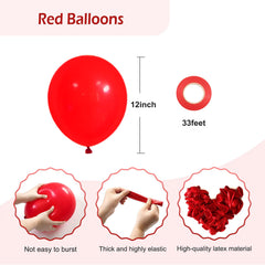 FOTIOMRG red ribbon roll included for easy garland tying.