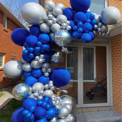FOTIOMRG royal blue 10-inch balloons forming clusters for eye-catching garlands