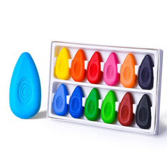 Four Candies crayons 12 colors box for kids coloring and color recognition.
