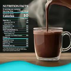 Four Sigmatic Calm Mushroom Cocoa Cup steaming, showcasing dairy-free indulgence
