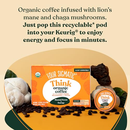 Four Sigmatic Yacon-infused K-Cups with prebiotic benefits.