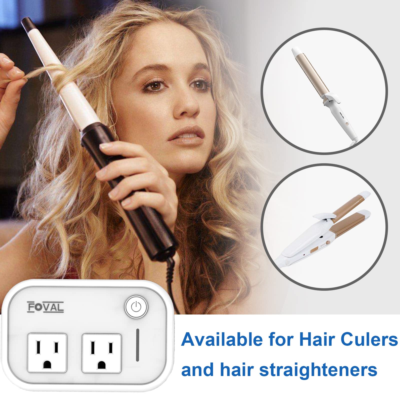 FOVAL universal adapter pack with US/UK/AU/EU plugs for international trips