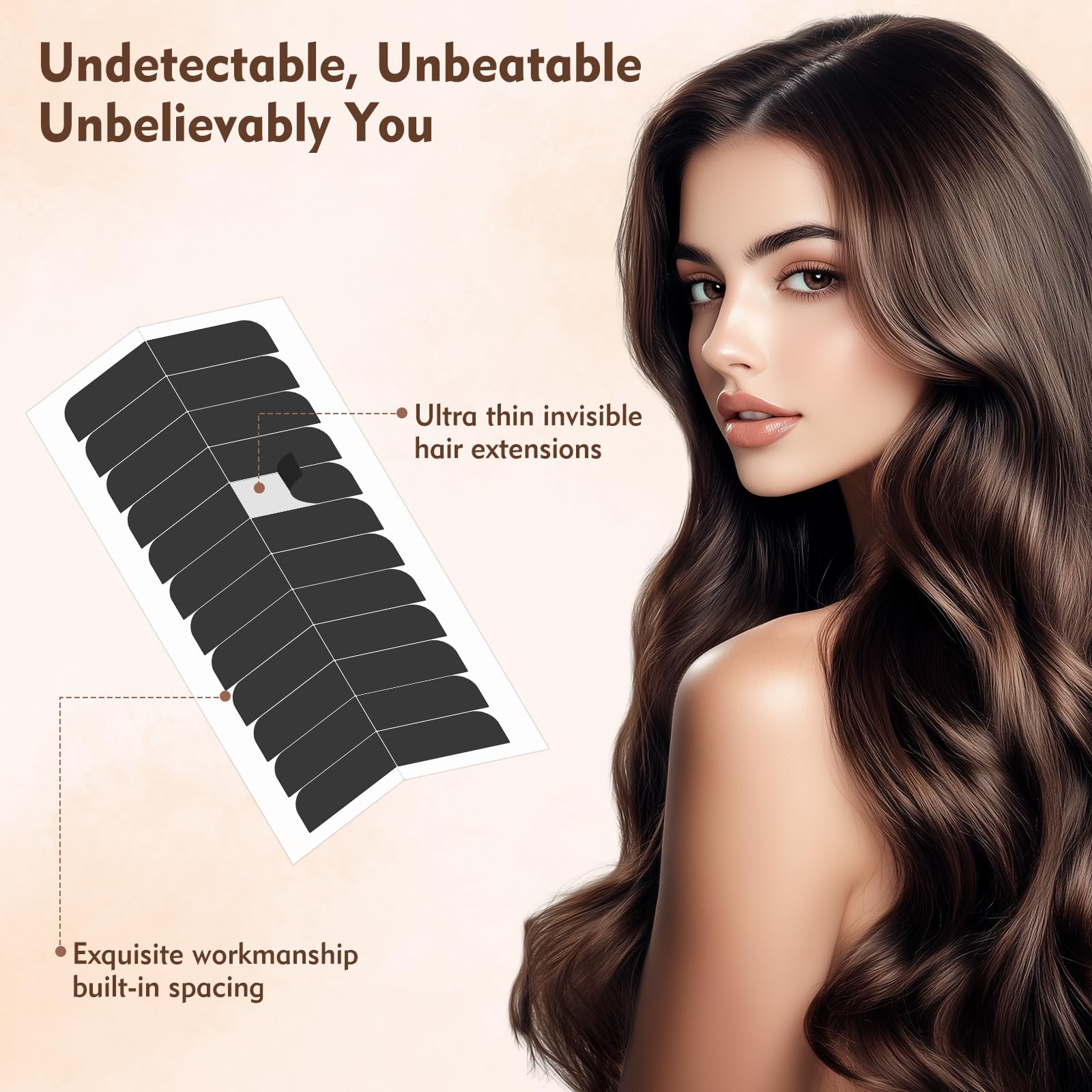 FOVKO thin invisible tape keeps extensions discreet while delivering reliable grip.