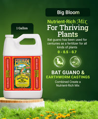 Fox Farm Big Bloom liquid mix shows quick nutrient uptake for healthy blooms.