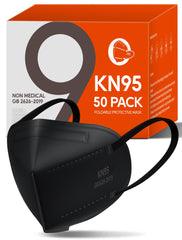FOXFUN KN95 mask pack front view for daily protection and easy handling.