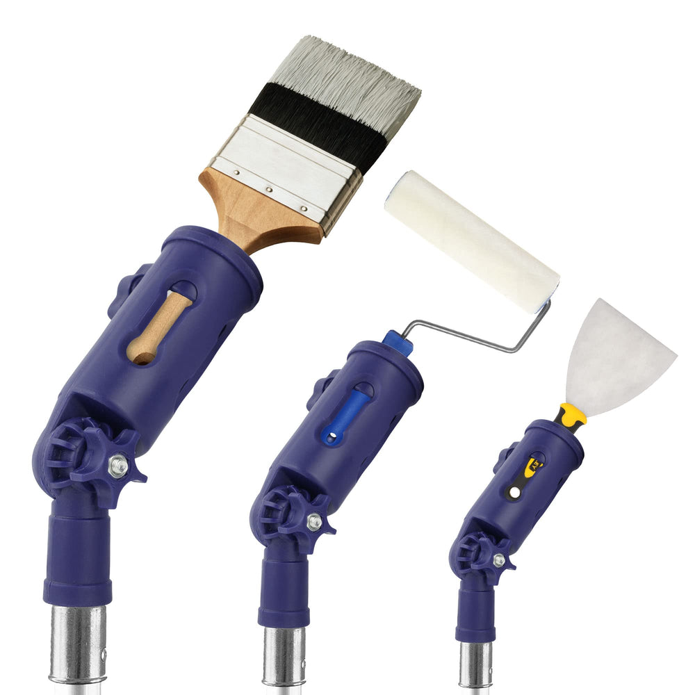 Fox Trot brush extender angled view showing reach-enhancing design.