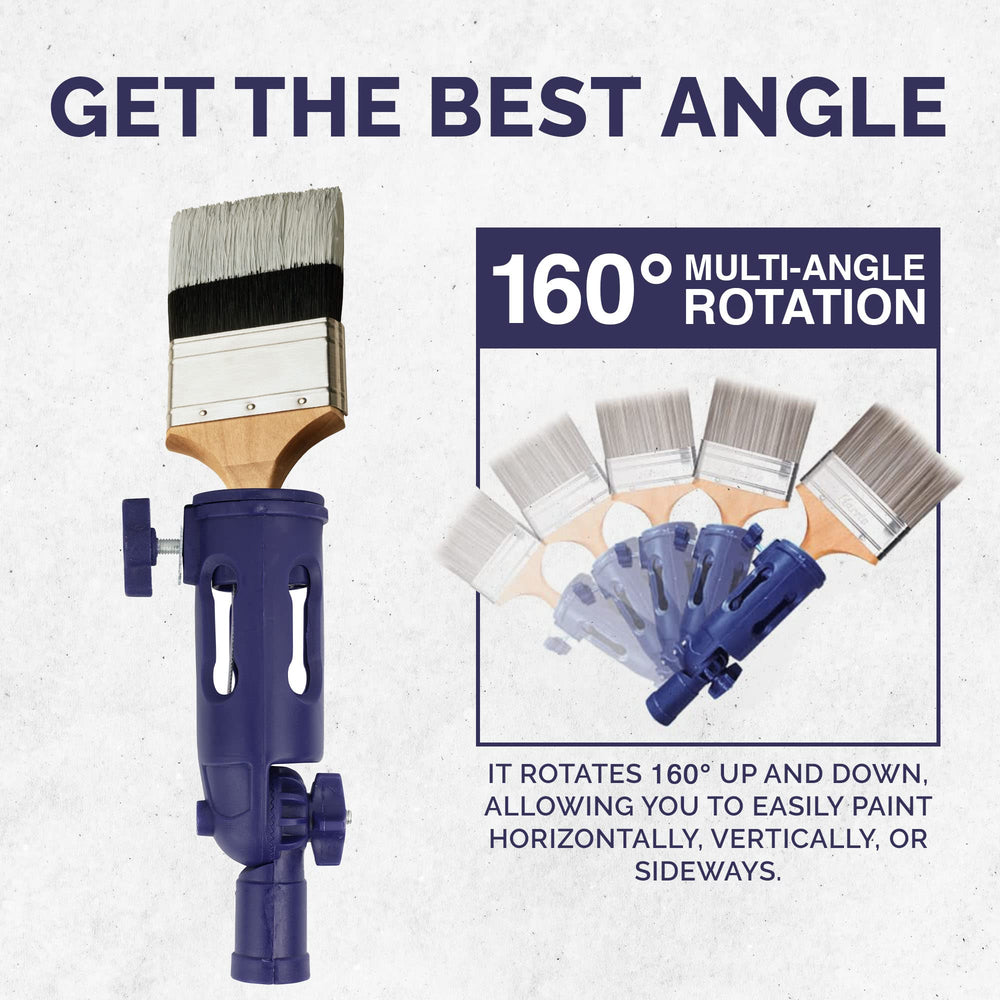 Fox Trot extender with brush and roller attachments for versatility.
