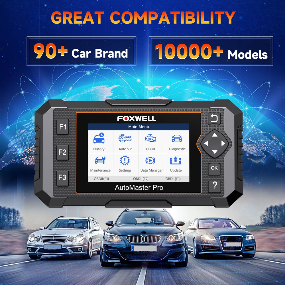 FOXWELL NT614 Elite live data graphs display real time sensor trends.