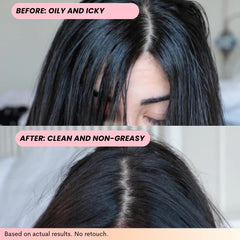 FoxyBae shake-before-use application with no rinse needed for quick styling