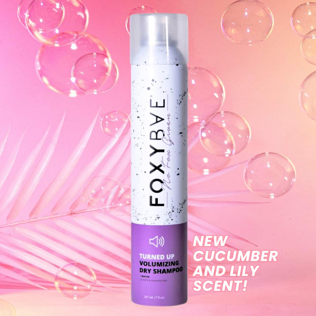 FoxyBae Turned Up volumizes and refreshes hair for a fuller look