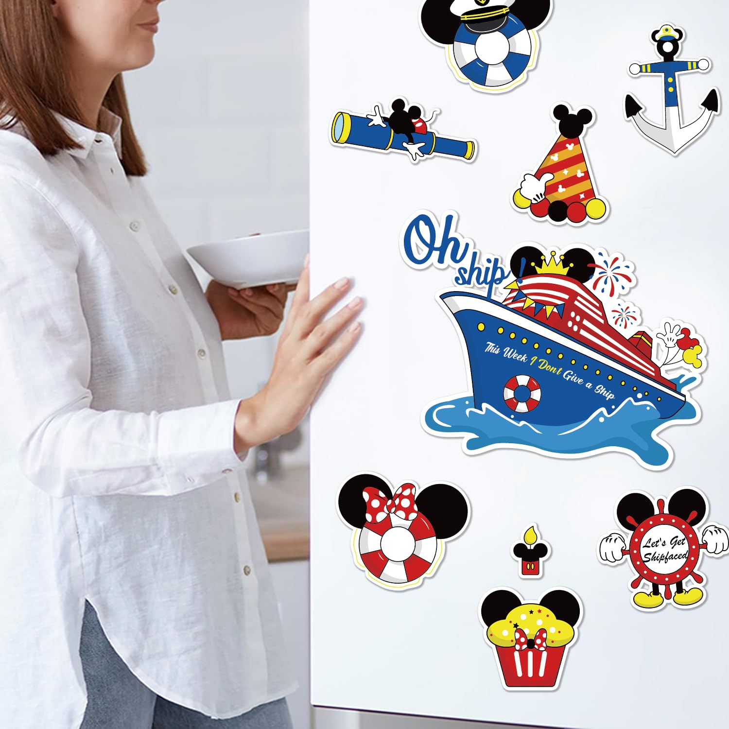 Fprl car door magnets for travel ready cruise style decorations