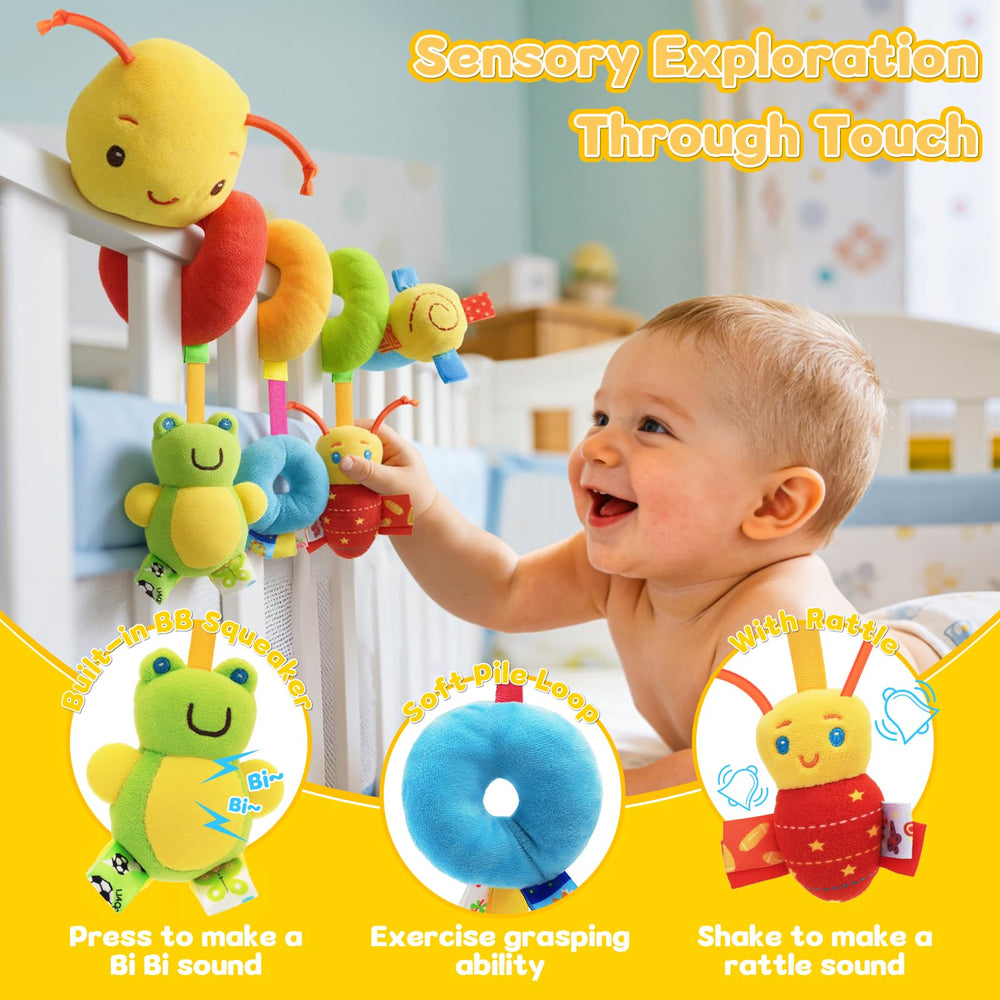 FPVERA cartoon insect spiral toy offers safe, engaging entertainment during outings.