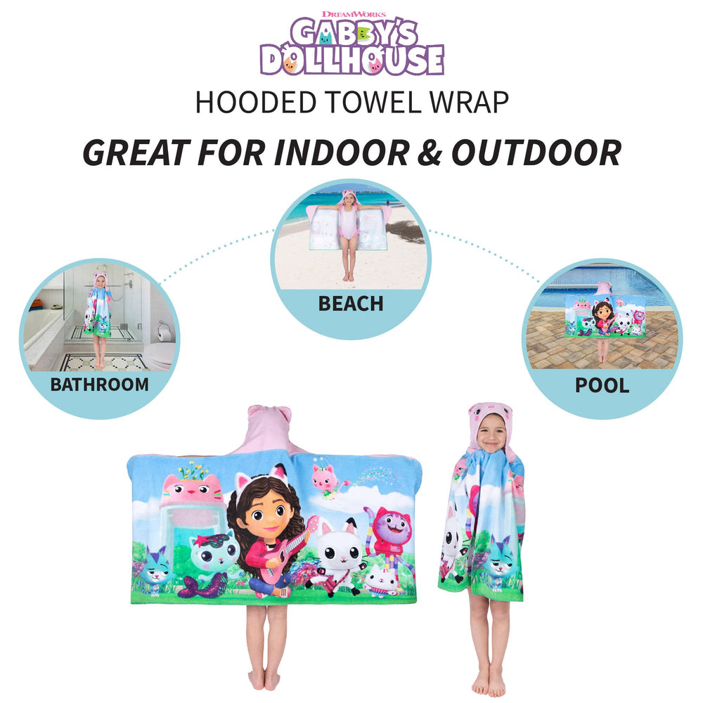 Franco Gabby's Dollhouse pool and beach accessory with playful print.