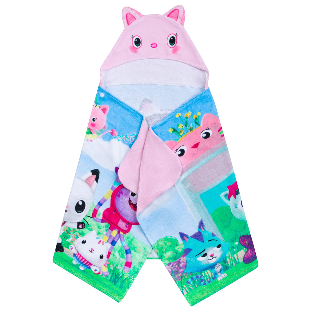 Franco Gabby's Dollhouse wearable towel for versatile poncho after swimming.